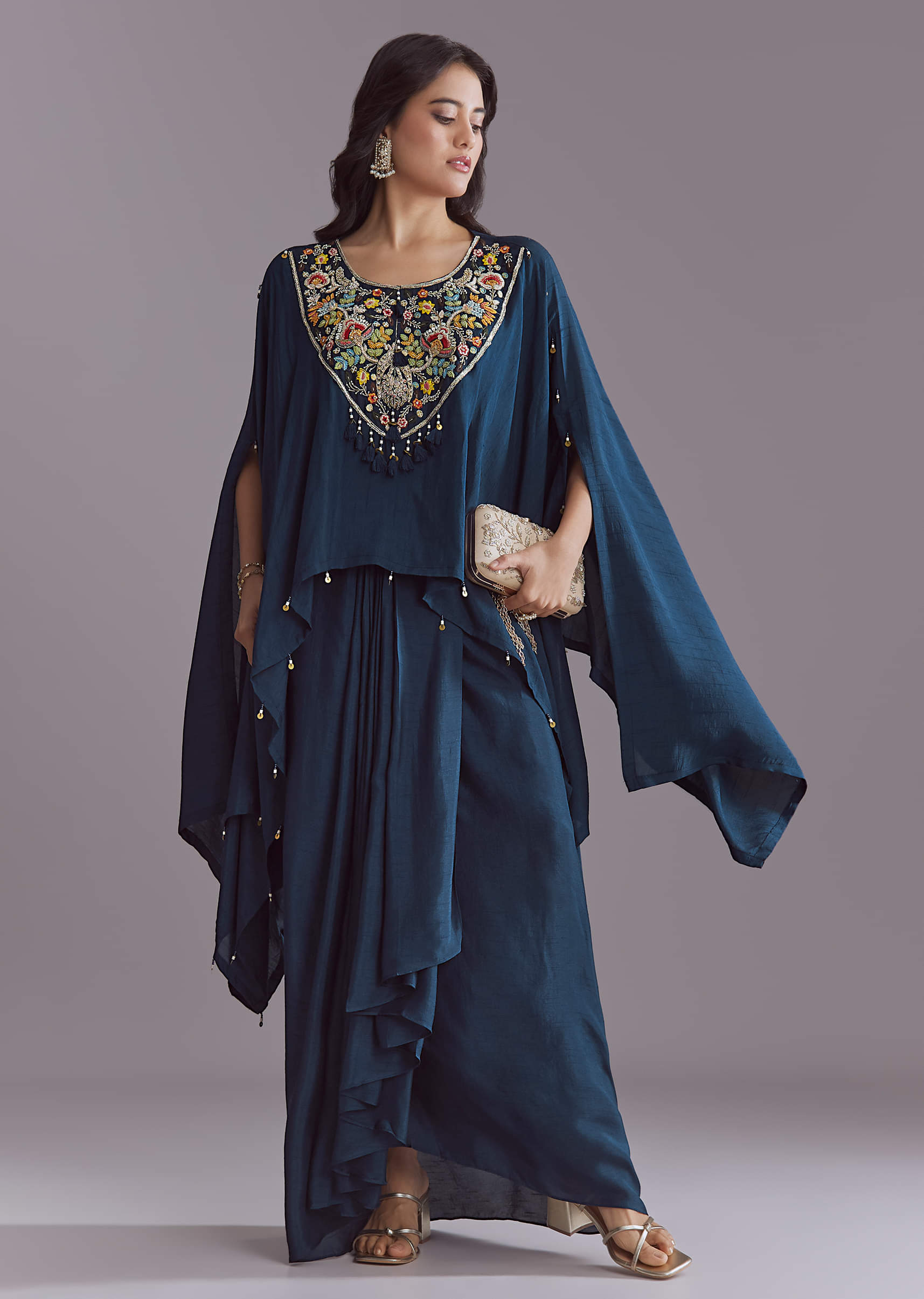 green silk dress Marie Midi Dress in Emerald – Louise New York main image 0