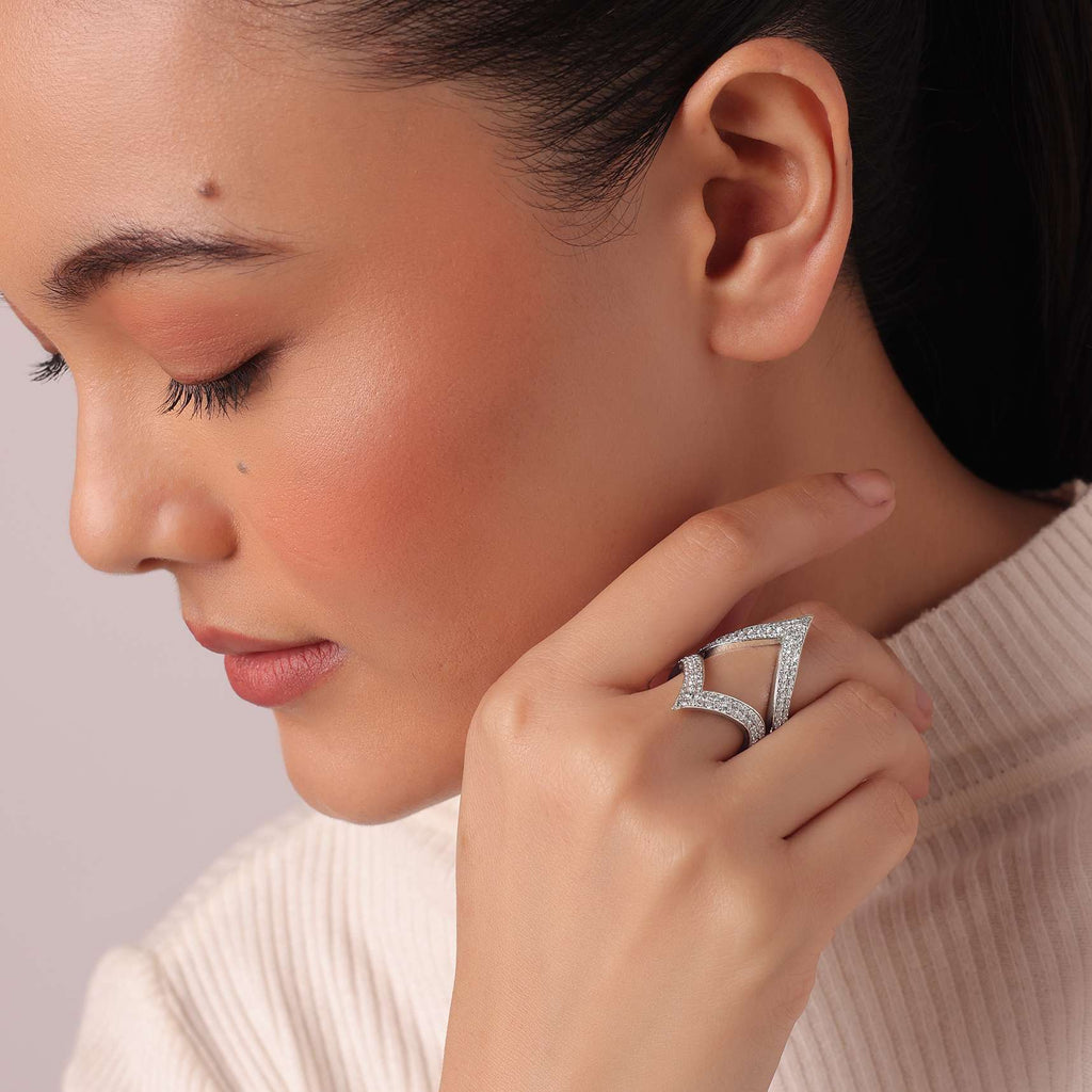 92.5 Sterling Silver Statement Ring