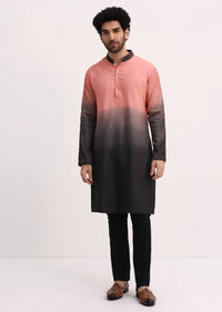 Multicolor Kurta With Resham Work On Jacket