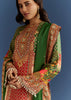 Multicolour Cotton Muslin Printed Kurta With A Line Cut And Printed Palazzo