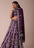 Mulberry Purple Lehenga With Handwork Embroidery