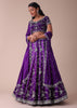 Violet Purple Ombre Lehenga With Handwork Embroidery