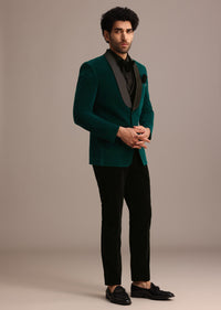 Rama Blue Velvet Tuxedo Suit