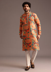 Print Multi Colour Abstract Print Kurta And Pant