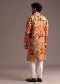 Print Multi Colour Abstract Print Kurta And Pant