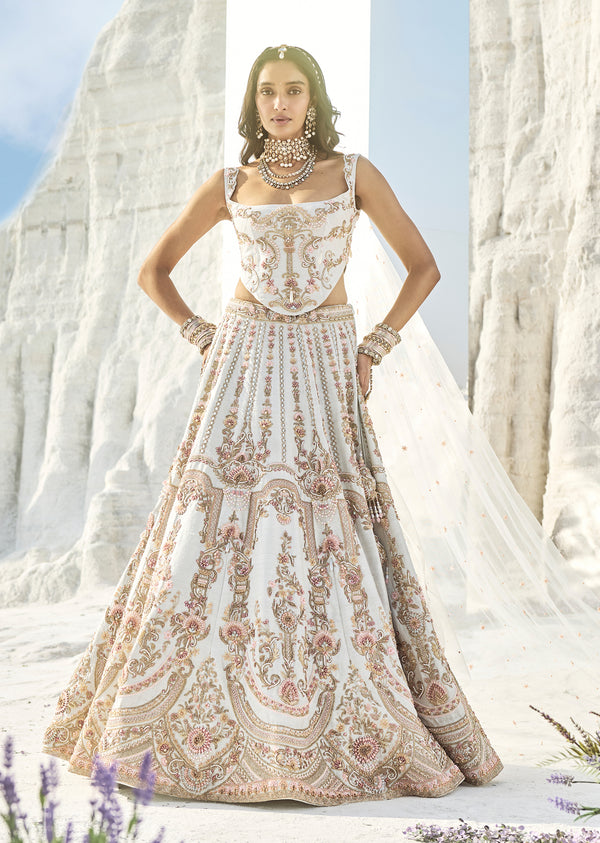 Powder Blue Corset Bridal Vision