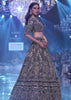 Aditi Rao Hydari As Kalki Showstopper In Emerald Green Lehenga Choli With Hand Embroidered 3D Floral Pattern