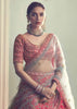 Aditi Rao Hydari In Kalki Crimson Red Lehenga in Raw Silk With Intricately Hand Embroidered Floral Pattern