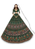 Aditi Rao Hydari As Kalki Showstopper In Emerald Green Lehenga Choli With Hand Embroidered 3D Floral Pattern