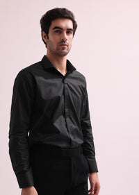 Aditya Roy Kapur In Our Black Double Layered Indo Western Jacket With Shirt And Pant