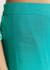 Aqua Blue Leheriya Kurta Palazzo Suit With Zardosi And Moti Work
