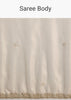 Beige Organza Tissue Saree With Cutdana And Beads Scallop Border
