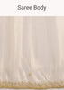 Beige Organza Tissue Saree With Embroidered Scallop