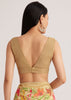 Beige Khaddi Georgette Jaal Work Saree With Animal Bird Motifs