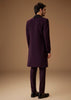 Black Cut Dana Work Indo Western Tuxedo