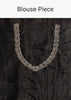 Black Crushed Tissue Saree With Sequin And Cutdana Embroidered Border
