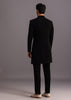 Black Cutdana Indowestern Trouser Suit