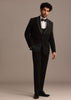 Black Embellished Tuxedo Suit