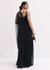 Black Embroidered Net Kurta Palazzo Set