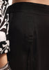 Black Floral Printed Chanderi Kurta Set With Bandhani Dupatta