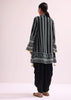 Printed With Embroidery Black Kurta Dhoti Set With Potali