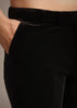 Black Velvet Indowestern Set With Sequin Work