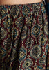 Blue Printed Dhoti Set With Ajrakh Detail