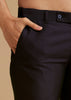 Blue Velvet Tuxedo with Stone and Cut Dana Work
