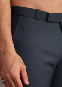 Blue Bandhgala Suit