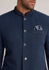 Blue Classic Bandhgala Suit