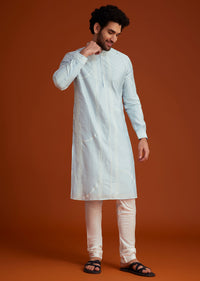 Blue Classic Kurta Pajama Set