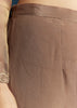 Brown Tissue Sharara Suit With Zardosi And Thread Work