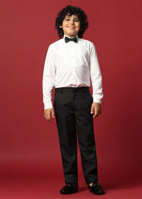 Classic Black Cutwork Tuxedo For Boys