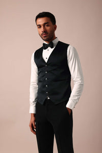 Classic Black Stylish Tuxedo For Men