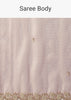 Copper Brown Foil Saree In Tissue With Cut Dana Embroidered Borders