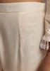 Cream White Organza Kurta Set With Resham Work