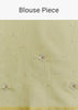 Lemon Yellow Crushed Tissue Saree With Embroidered Scallop Border