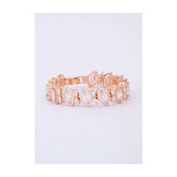 Crystal and stone studded copper bracelet only on Kalki