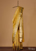 Daffodil Yellow Woven Kanjivaram Saree In Pure Silk With An Unstitched Blouse