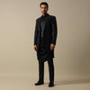 Dazzling Black Indowestern Set