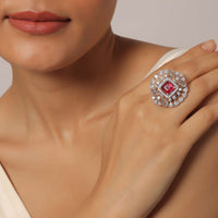 Dazzling Diamonds Cocktail Ring