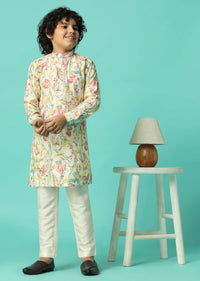 Dazzling Multi-Color Kurta Set For Boys