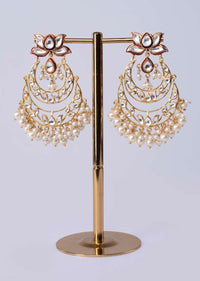 Double layer chandelier chandbali earring only on Kalki