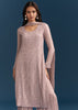 Dusty Pink Sharara Suit With Sequins Work And Dupatta
