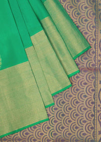 Eggshell Blue Saree In Silk Online - Kalki Fashion