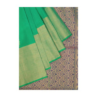 Eggshell Blue Saree In Silk Online - Kalki Fashion