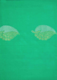 Eggshell Blue Saree In Silk Online - Kalki Fashion