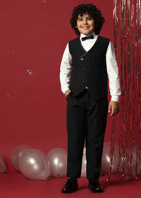 Elegant Black Tuxedo For Boys