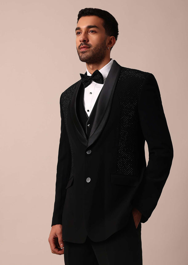 Elegant Black Tuxedo For Men