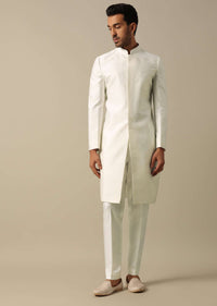 Elegant Sequins Embroidered Indowestern Sherwani Set